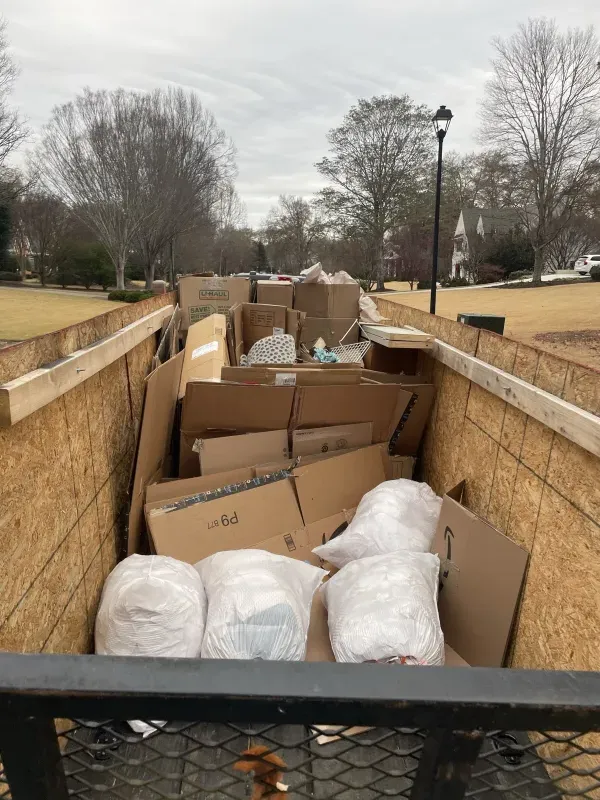 Space cleared after junk removal